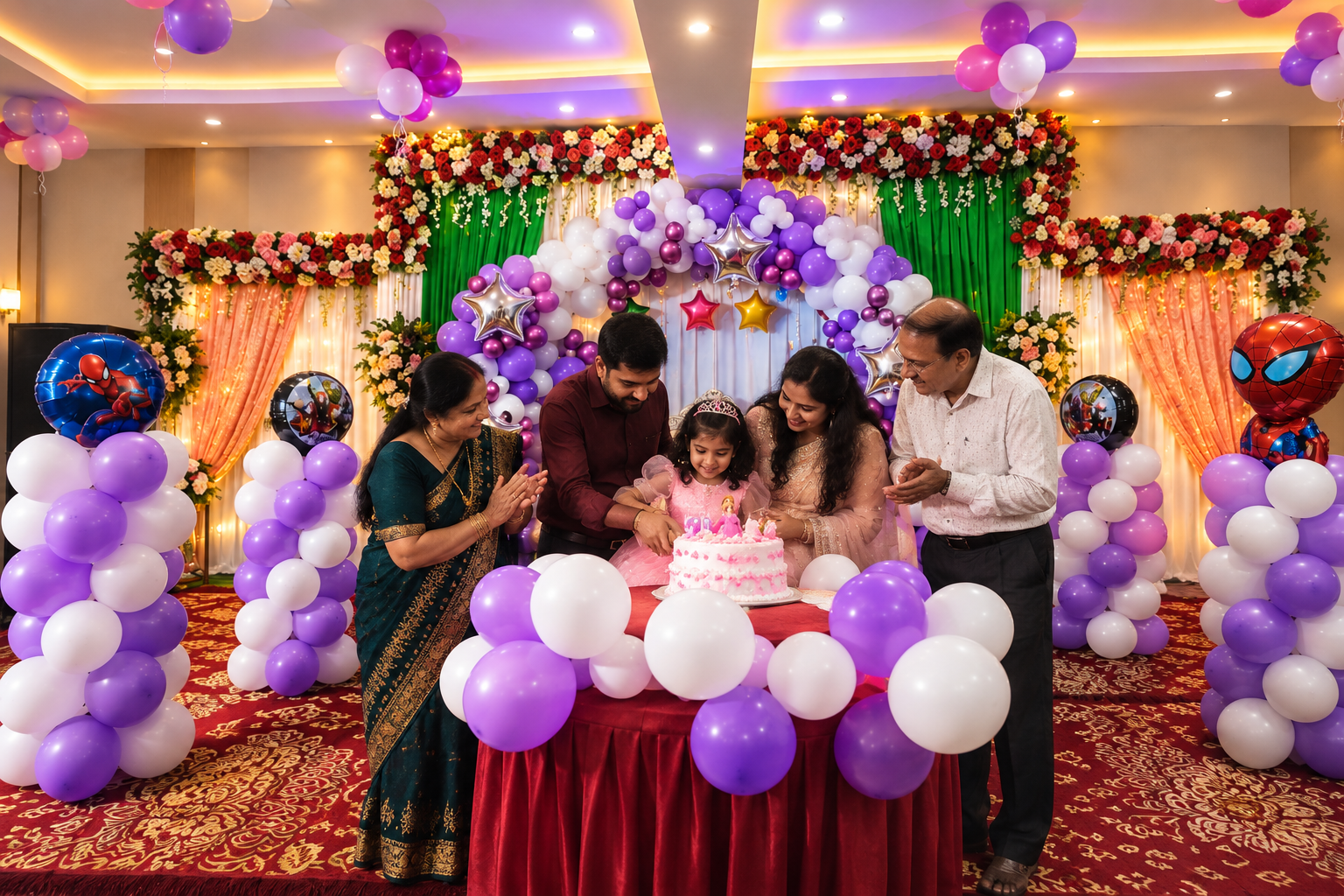 Joyful Birthday Cake Cutting Celebration & Party Banquet at Hotel Aryan Bokaro